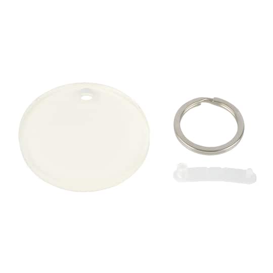 2" Round Acrylic Sublimation Keychains, 4ct. by Make Market®